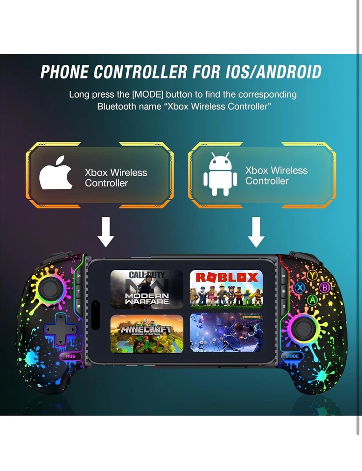 CYOYPPY Mobile Game Controller for iPhone/Android,Gaming Controller - Image 2 of 4