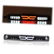 LED Third Brake Light High Fit Chevy Silverado  1999-2007  Clear  Black
