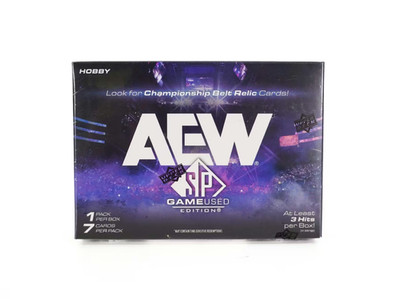 2025 Upper Deck AEW SP Game Used Hobby Box