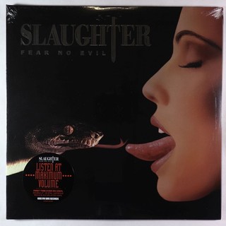 Slaughter Fear No Evil 2xLP Kiss My Wax Splatter Wax Ltd. SEALED