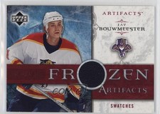 2006 Upper Deck Artifacts Frozen Swatches Red /100 Jay Bouwmeester #FA-JB 01qm