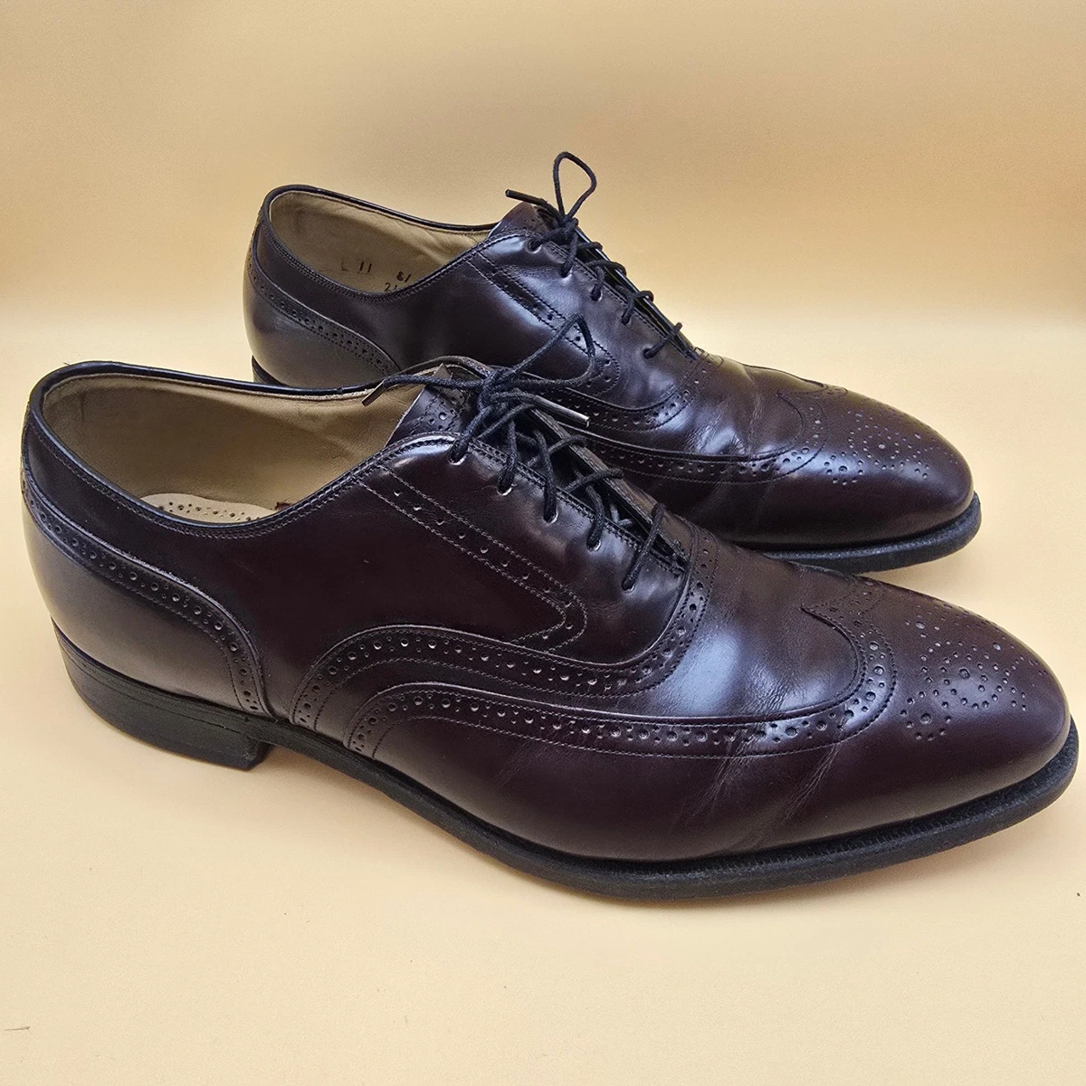 Johnston & Murphy Red Wingtip Dress Shoes for Men for sale | eBay