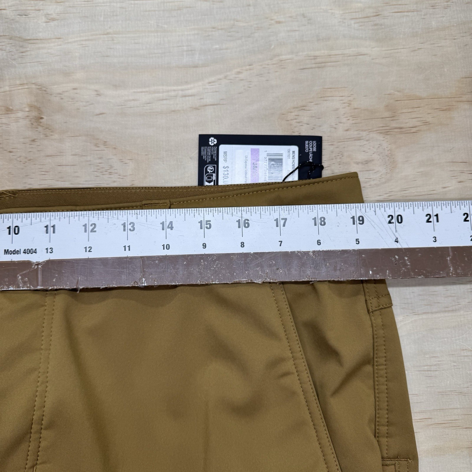 NEW Under Armour Expanse Softshell Pants Mens 38 X 34 Tan Khaki Loose 1387001 thumbnail 13