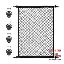 Elastic Cargo Net for Trunk SUV, Stretchable Mesh Truck Organizer, 31.5'' x
