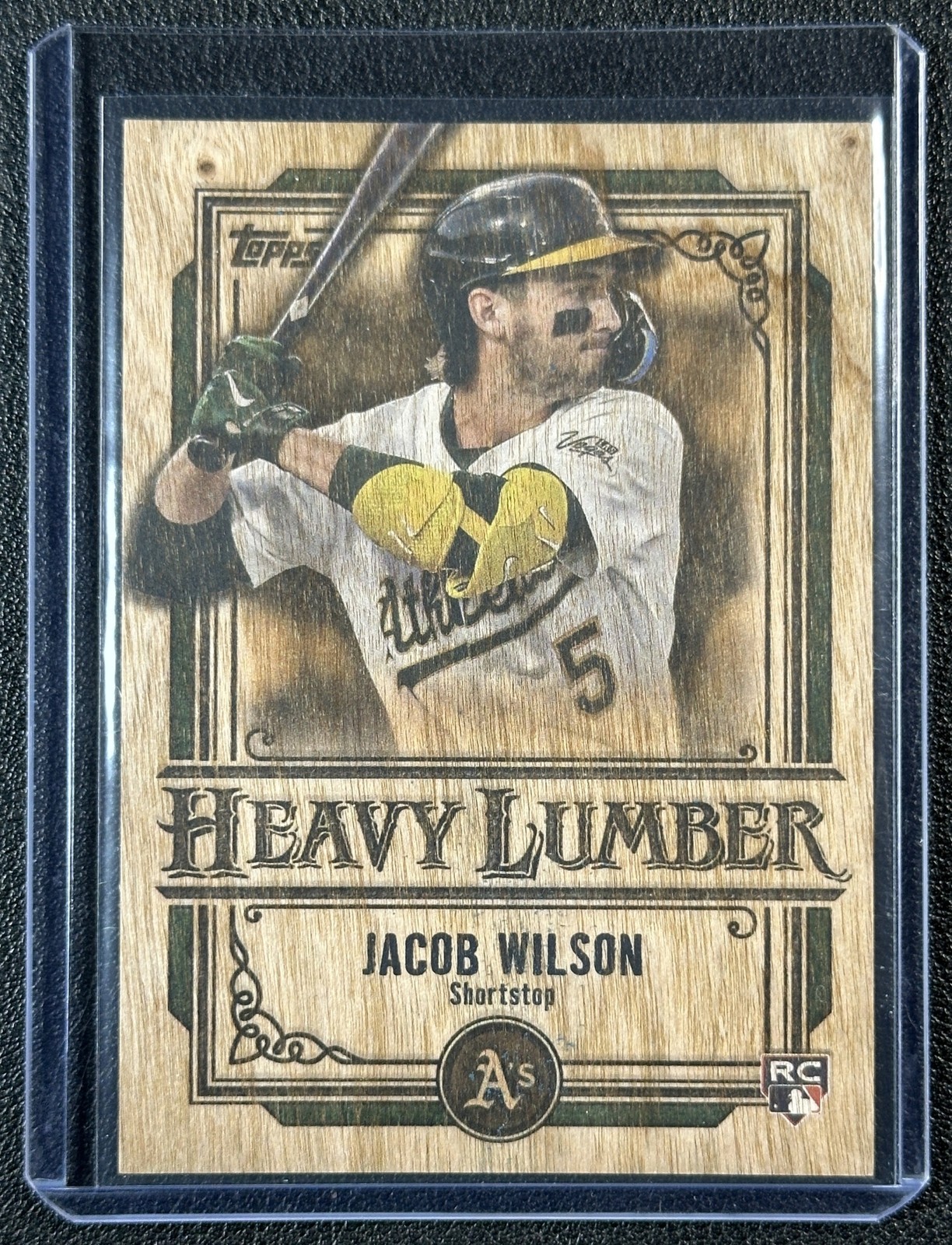 JACOB WILSON 2025 TOPPS UPDATE #HL-68 HEAVY LUMBER ROOKIE RC SSP ATHLETICS
