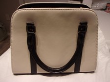 HOW.R.U Purse- Black and cream w/ black bow