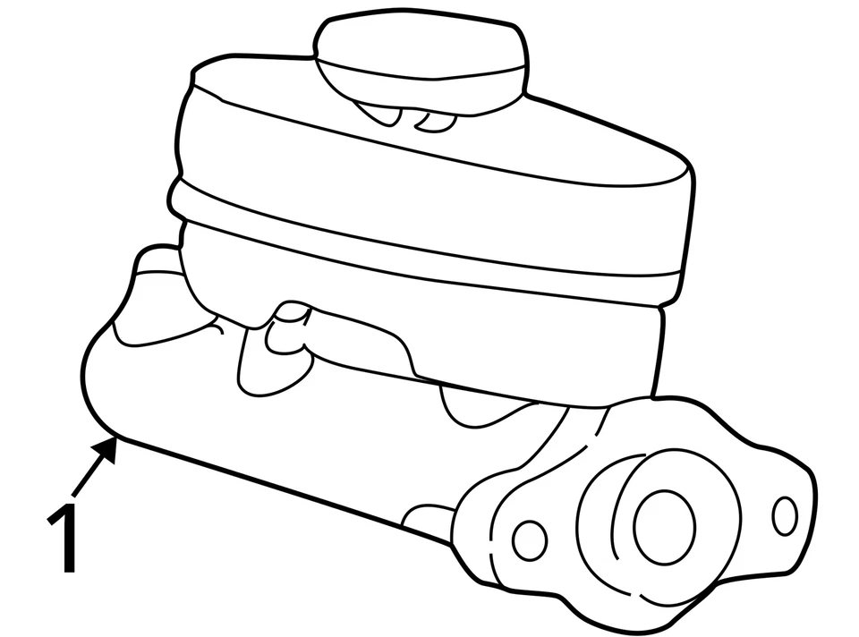 Cilindro maestro de freno a través de 8500 PBV para camioneta Ford F250 87-93 104849363 Foto 4 de 4