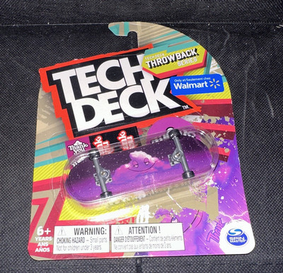 Tech Deck Throwback Series Purple Fingerboard Walmart Exclusive