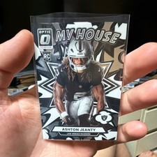 Panini 2025 Donruss Optic Ashton Jeanty #4 Raiders My House Rookie
