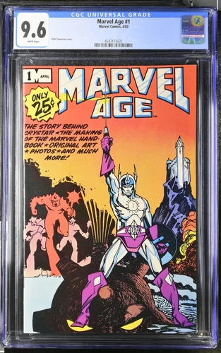Marvel Age #1 - Marvel Comics 1983 CGC 9.6 