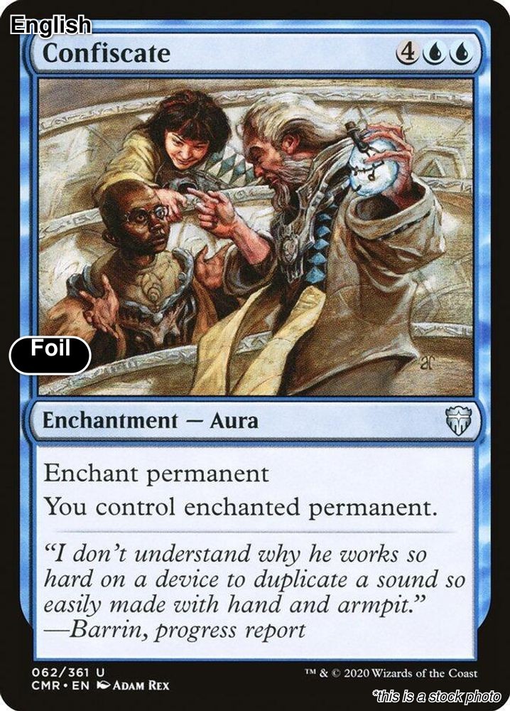 Confiscate Foil Commander Legends 62 Magic NM