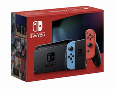 Nintendo Switch Konsole 32 GB schwarz mit Joy-Con Neon Rot/Blau …