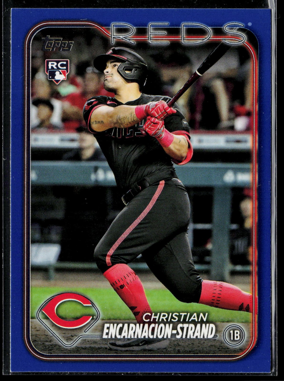 2024 Topps #219 Christian Encarnacion-Strand Royal Blue