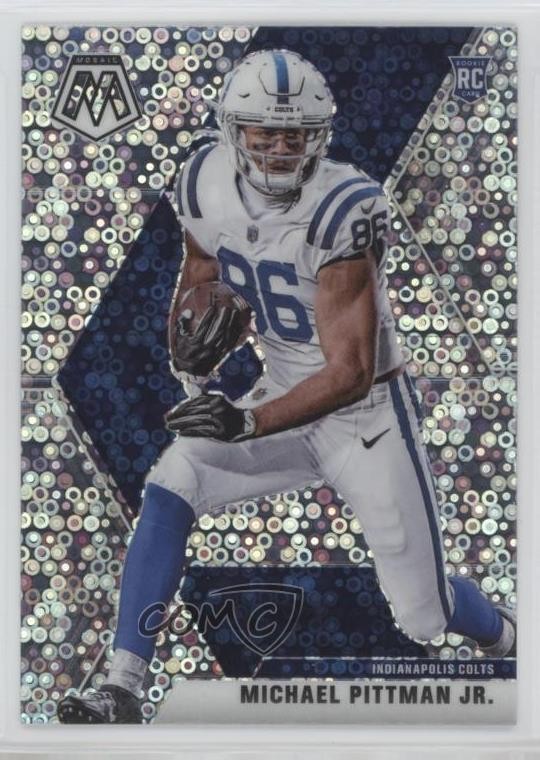 2020 Panini Mosaic Rookies No Huddle Silver Prizm Michael Pittman Jr #214 19b1