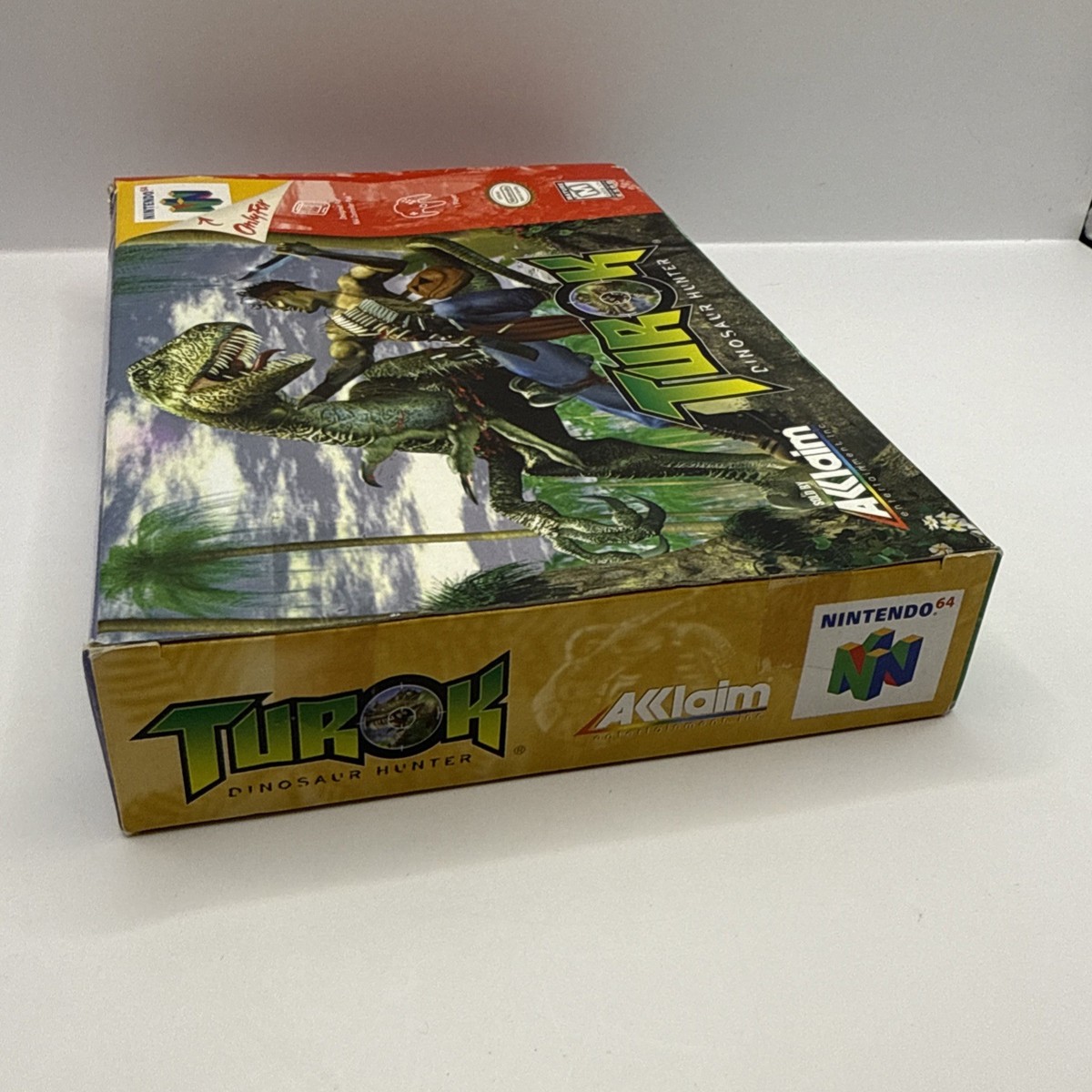 Turok: Dinosaur Hunter (Nintendo 64, N64) Authentic OEM BOX ONLY