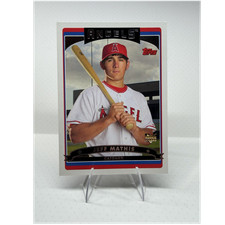 Topps 2006 Jeff Mathis Los Angeles Angels #299 Rookie Baseball Trading Card. rookie card picture