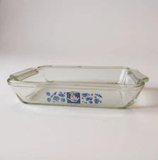 Anchor Hocking 1994 Pillsbury Doughboy 2 Qt Glass Baking Dish