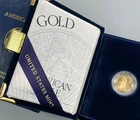 2002 W US Mint 1/10th ozt Proof Gold $5 Eagle Coin w/ogp L24955