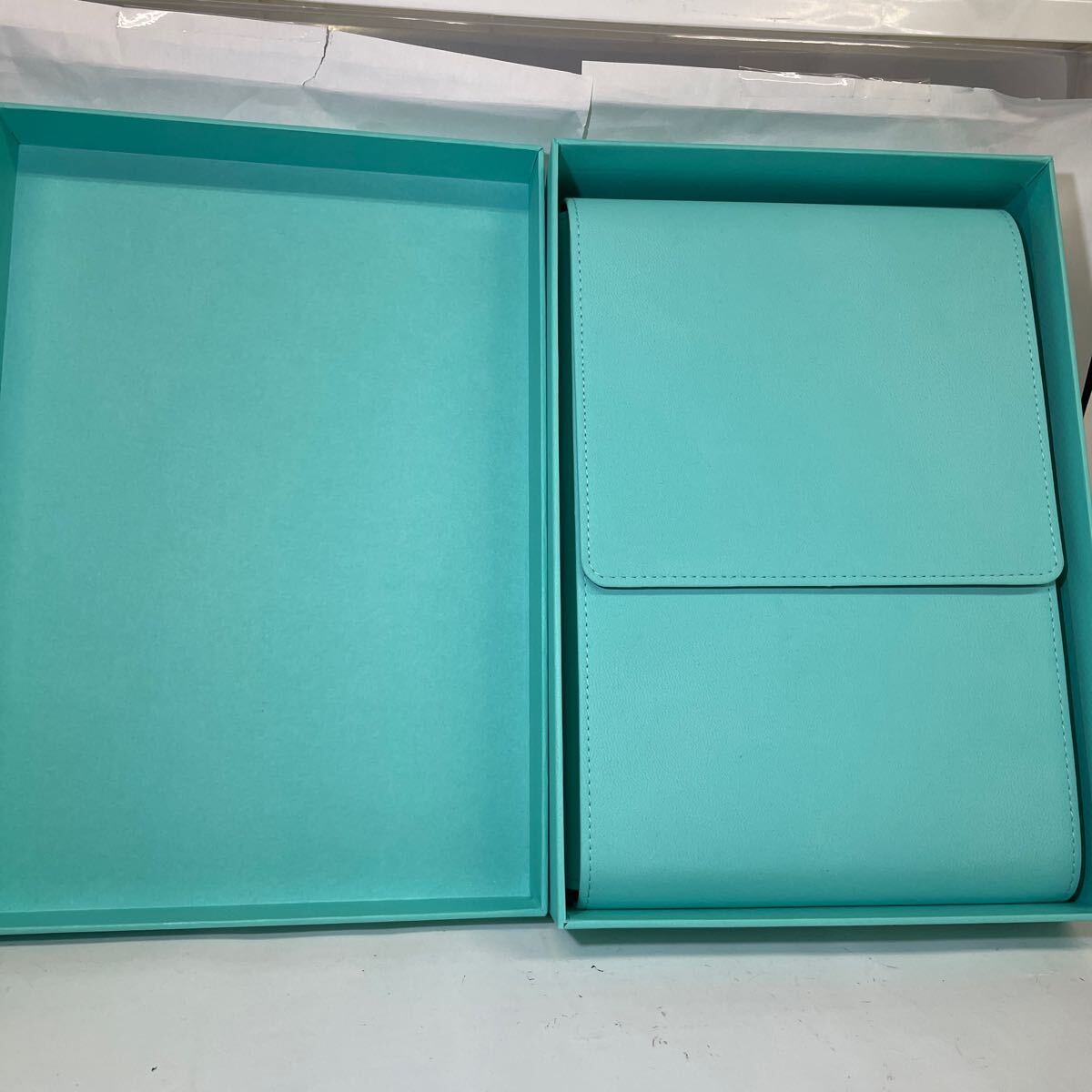 Tiffany & Co Blue Jewelry Box Empty Necklace Case