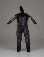 O  Neill Psycho Zen 6/4 Back Zip Wetsuit Women  s Sz L Fluid Seam Hood Faded