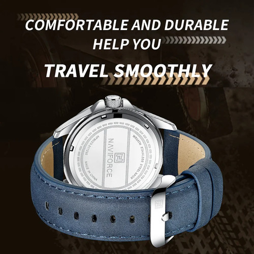Herrenuhr,Quarzuhr,Lederarmband uhr,Wasserdicht uhr,Stilvoll Armbanduhr Männer - Bild 4 von 8