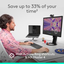 Logitech MX Master 4, Ergonomic Wireless Mouse with Advanced Performance Haptic — image 3