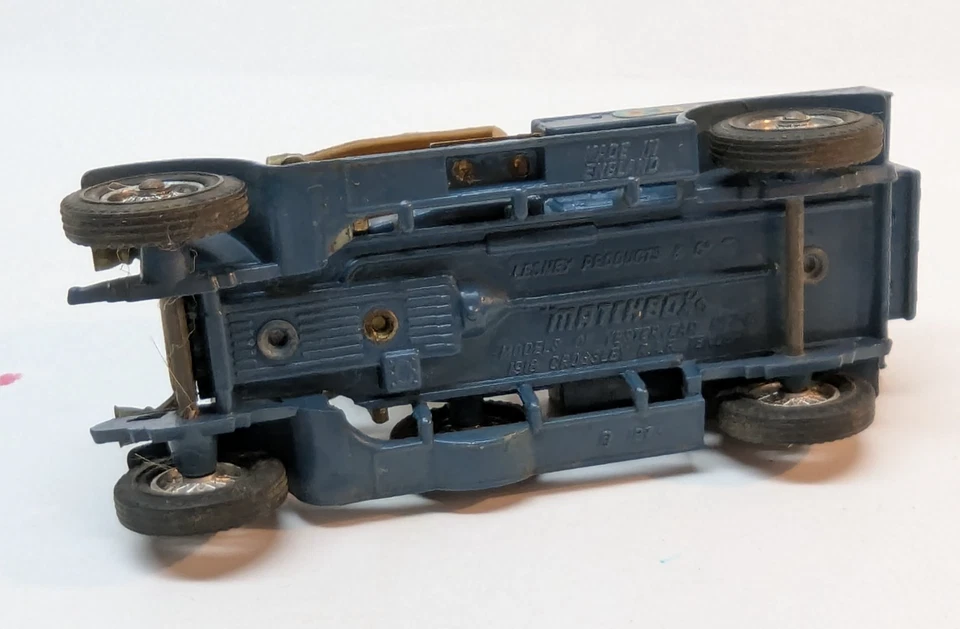 Matchbox Lesney Y-13 1918 Crossley RAF Tender 1973 Modelos de antaño 3,75" Foto 4 de 4