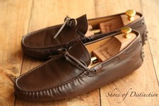 Mocassini scarpe da guida Tod's Tod in pelle marrone da uomo UK 8 US 9 EU 42 ...