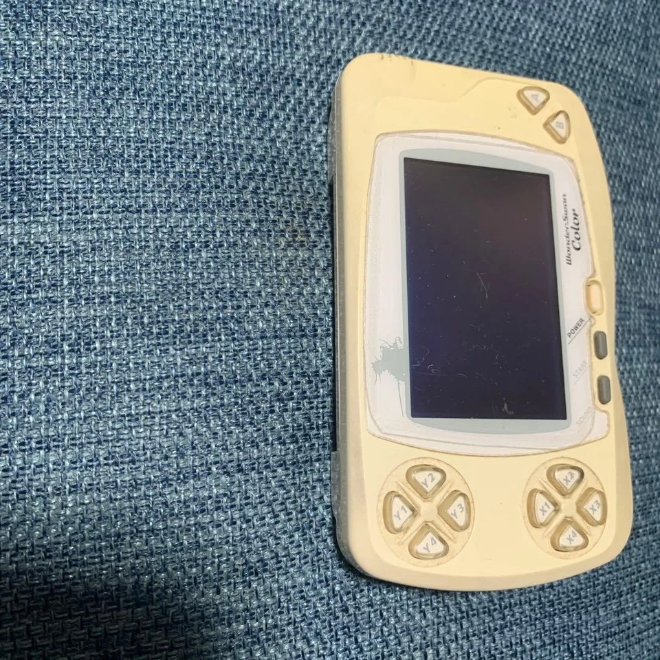 Bandai WonderSwan  WSC-001 Final Fantasy Edition White Console Tested Working - Image 4 of 4