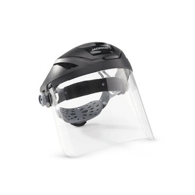 ''Premium Face Shield with Wraparound Window & Adjustable Headgear, Work Safety''