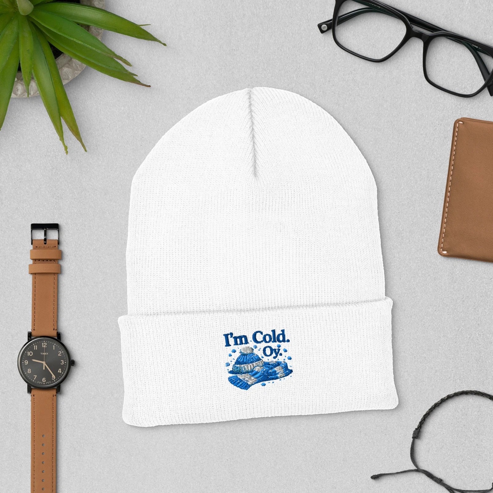 Oy Cuffed Beanie