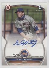 2023 Bowman Paper Prospect Auto Grant Hartwig #PPA-GH Auto 17ni