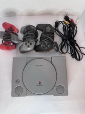 Sony PlayStation 1 Model SCPH-7501, 007-TND Game, Controllers Cleaned - Tested