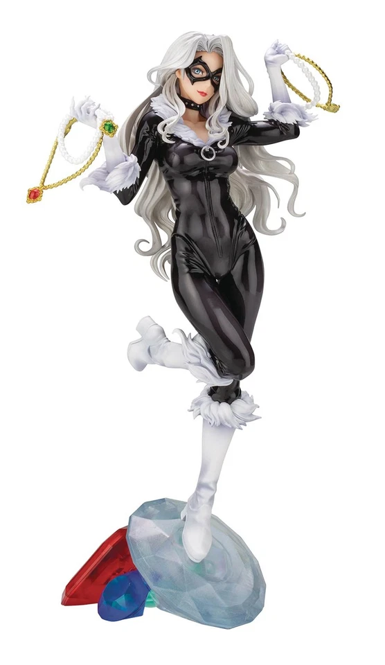 Nuevo KOTOBUKIYA Marvel Bishoujo Gato Negro Te Roba el Corazón 1/7 Figura Spiderman Foto 2 de 2
