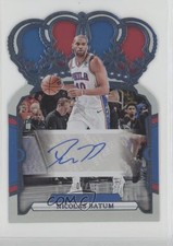 2023-24 Panini Crown Royale Blue 7/75 Nicolas Batum #CA-BAT Auto 0ni1