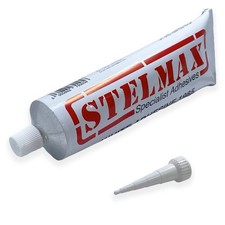 Stelmax 1985 Adhesive PVC Resin & Solvent Based 135g Tube Clear and White