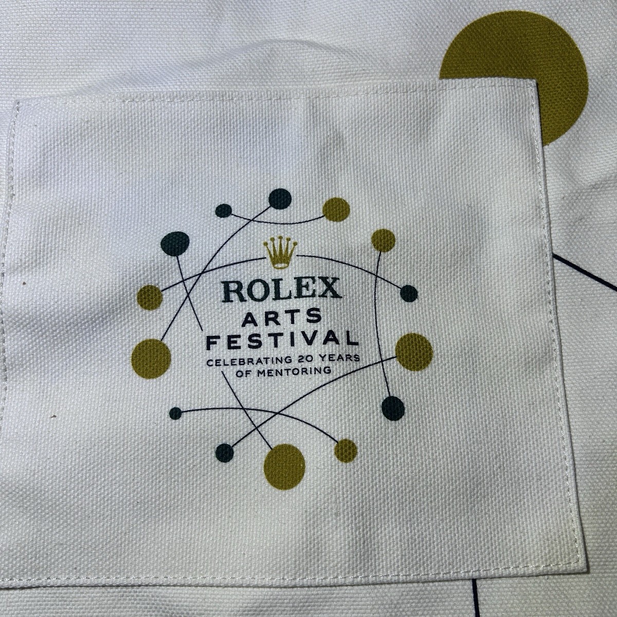 Rolex Art Festival Celebrating 20 Years of Mentoring Tote Bag Rare