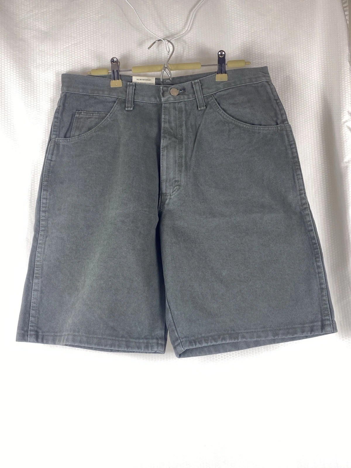 Wrangler Hero Originals Easy Fit Jean Shorts Mens 32 Green Denim Made in USA