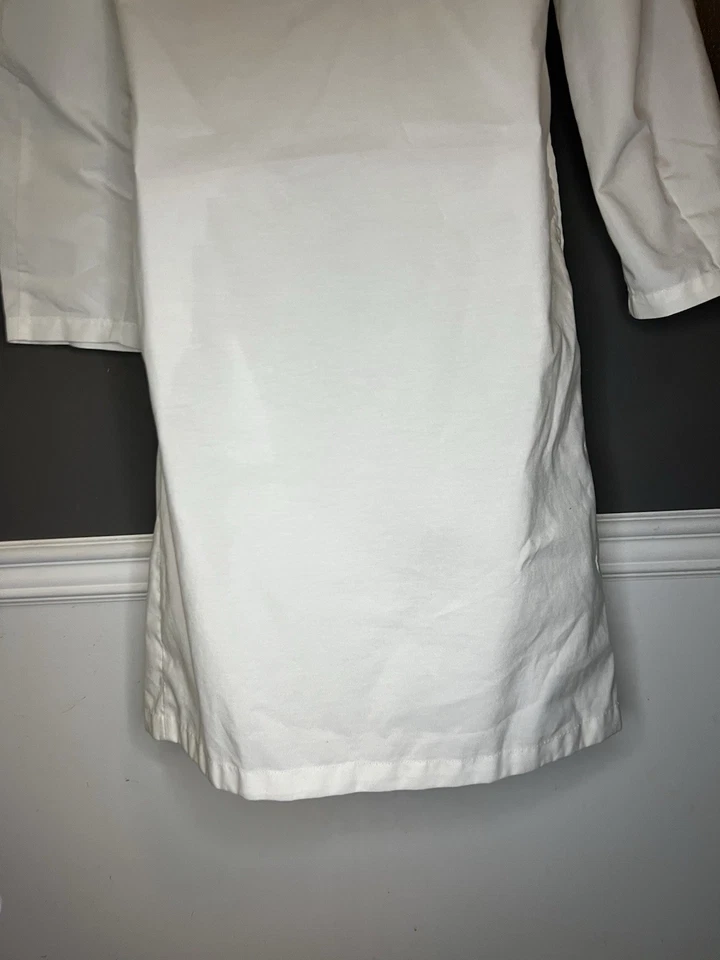 Wrangler By Red Kap Men's Size 36 Regular White Lab Coat - Image 4 of 4