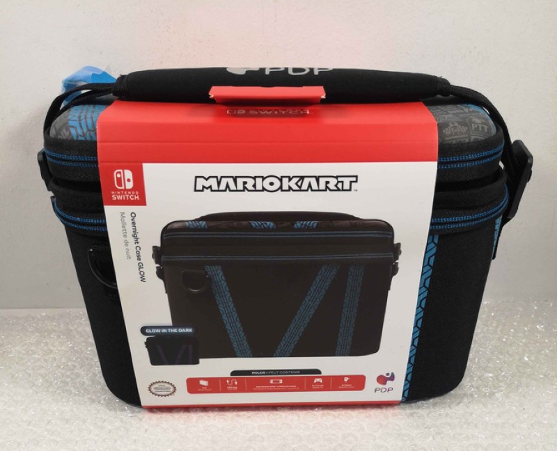OVERNIGHT CASE GLOW PULL N GO MARIOKART DRIFT FOR NINTENDO SWITCH NEW (PDP)