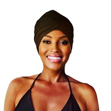 Waterproof Swim Turban, Extra Large Swip Cap. Keeps Hair Dry. Protection from...
