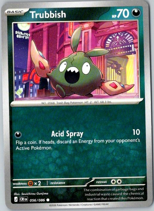Trubbish Chaos Rising Pokémon TCG