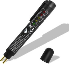 Brake Fluid Liquid Tester Pen with 5 LED Indicators, Brake Fluid Tester Pen,