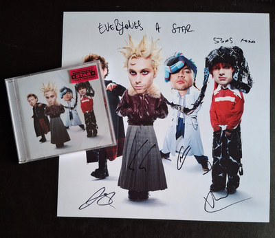 5 SECONDS OF SUMMER EVERYONES A STAR CD & SIGNED/AUTOGRAPH PRINT