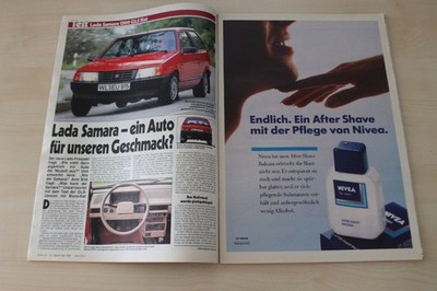 Auto Bild 39/1987 Lada Samara 1300 GLS Kat mit 63PS im TEST auf 2 Seiten
