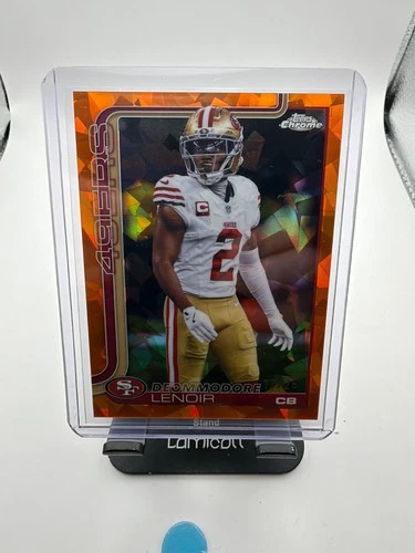 2025 Topps Chrome Sapphire - Deommodore Lenoir #269 Orange /25