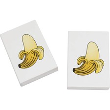 2 Radiergummis/Gummis "Peeled Banana" 45 mm (ER00047450)