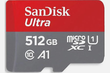 SanDisk Ultra 512GB Micro SD MicroSDXC C10 4K A1 UHS-I Memory Card