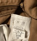 Vintage CARHARTT Double Knee Pants~B01~36x32~Brown~Union Made In USA~Free Shp — photo 2