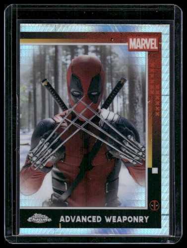 2025 Topps Chrome Marvel Deadpool #54 Advanced Weaponry Prism Refractor